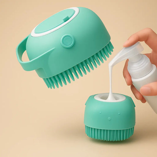 2-in-1 Gentle Pet Bath Brush
