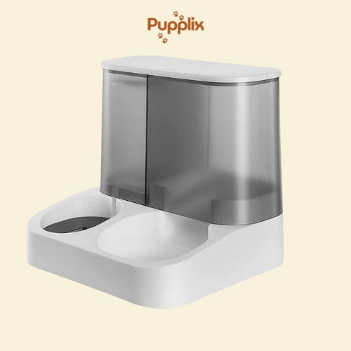 2-in-1 Pet Food & Water Dispenser