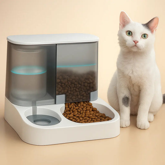 2-in-1 Pet Food & Water Dispenser