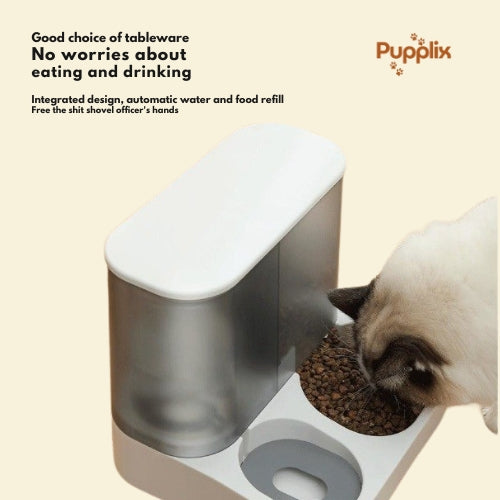 2-in-1 Pet Food & Water Dispenser