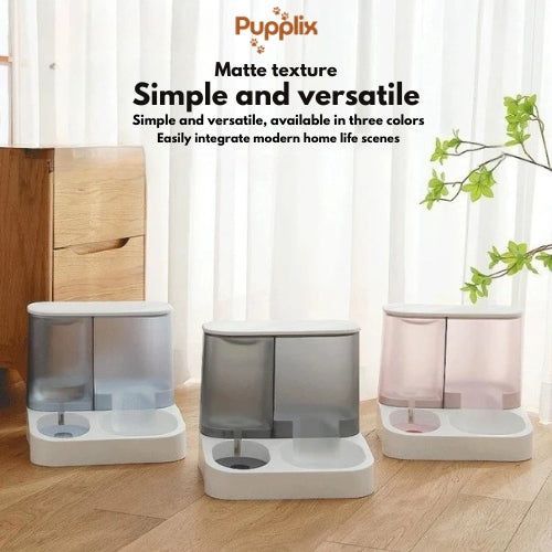 2-in-1 Pet Food & Water Dispenser