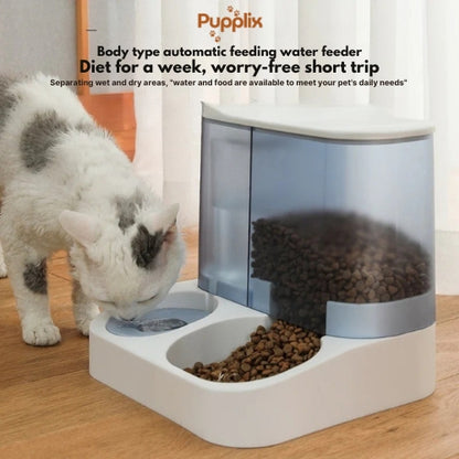2-in-1 Pet Food & Water Dispenser