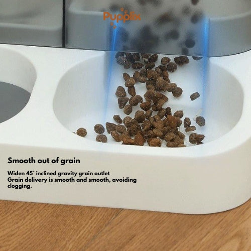 2-in-1 Pet Food & Water Dispenser
