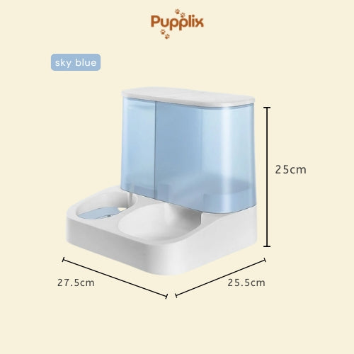 2-in-1 Pet Food & Water Dispenser