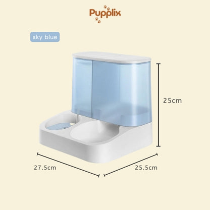 2-in-1 Pet Food & Water Dispenser