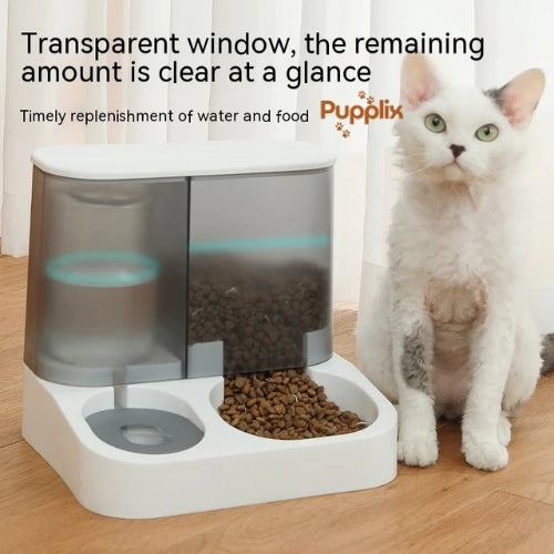 2-in-1 Pet Food & Water Dispenser