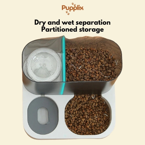2-in-1 Pet Food & Water Dispenser