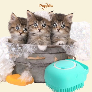 2-in-1 Gentle Pet Bath Brush