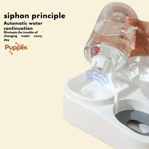 2-in-1 Pet Food & Water Dispenser